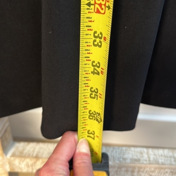 Joseph Ribkoff black midi dress size 4 empire waist quilted top - Picture 7 of 15